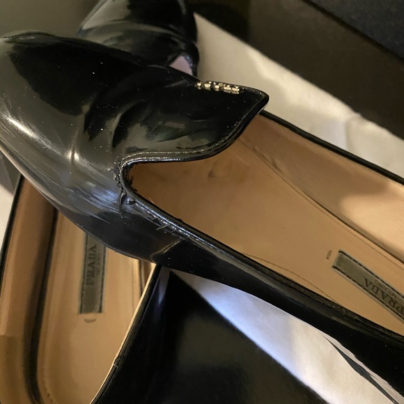 Prada black patent leather flats - Picture 5 of 10